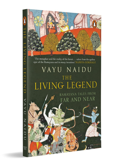 The Living Legend: Ramayana tales from far and near by Vayu Naidu - Paperback cover
