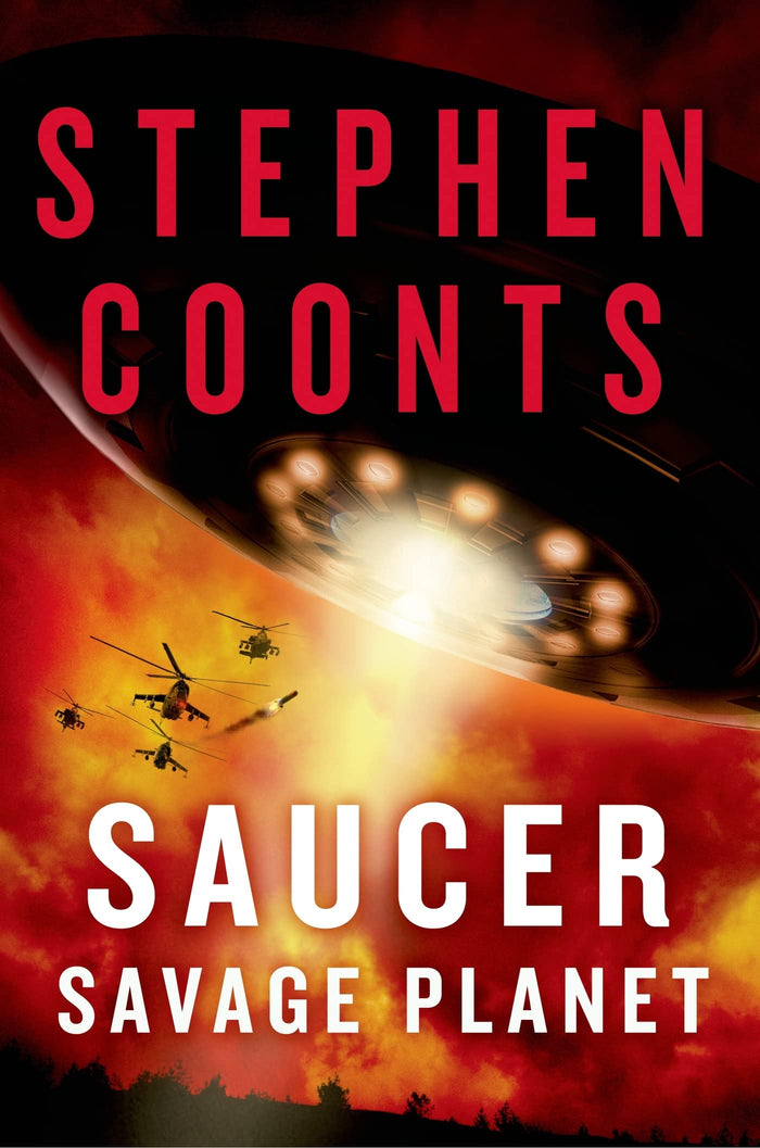 Saucer: Savage Planet: A Novel by Stephen Coonts - Paperback cover