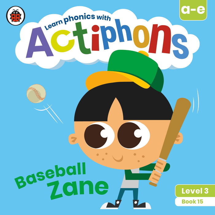 Baseball Zane (Actiphons, Level 3, 15) by Ladybird Books - Paperback cover