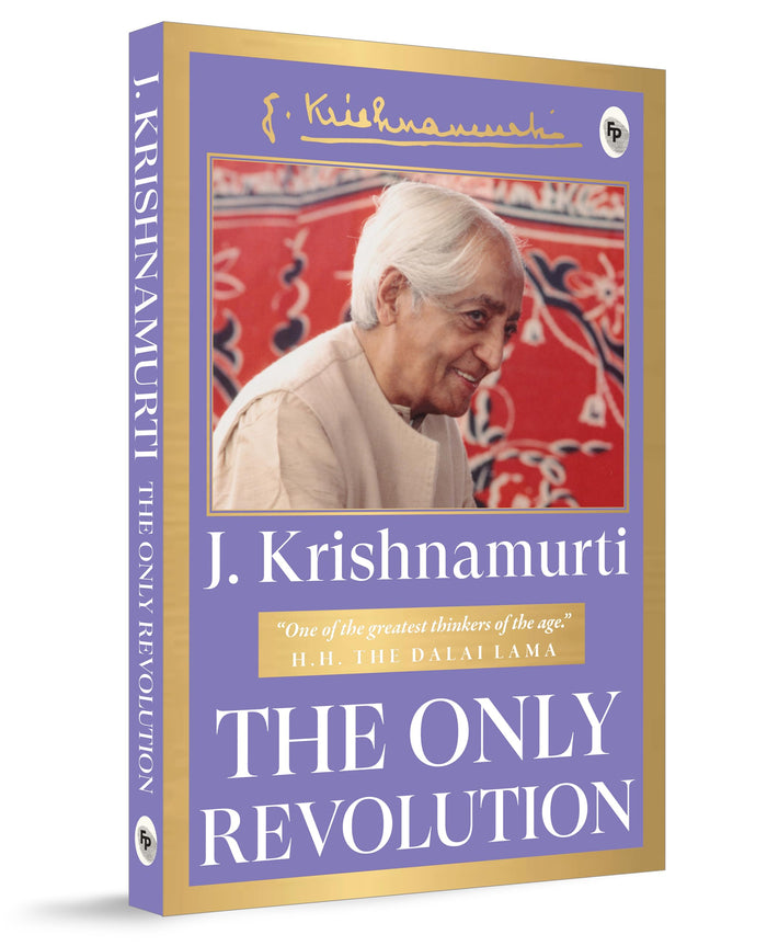 The Only Revolution by J. Krishnamurti - Paperback cover