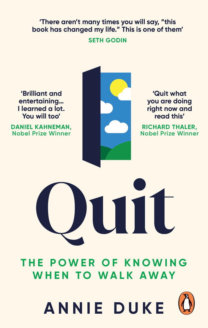 Quit: The Power of Knowing When to Walk Away by Annie Duke - Paperback cover