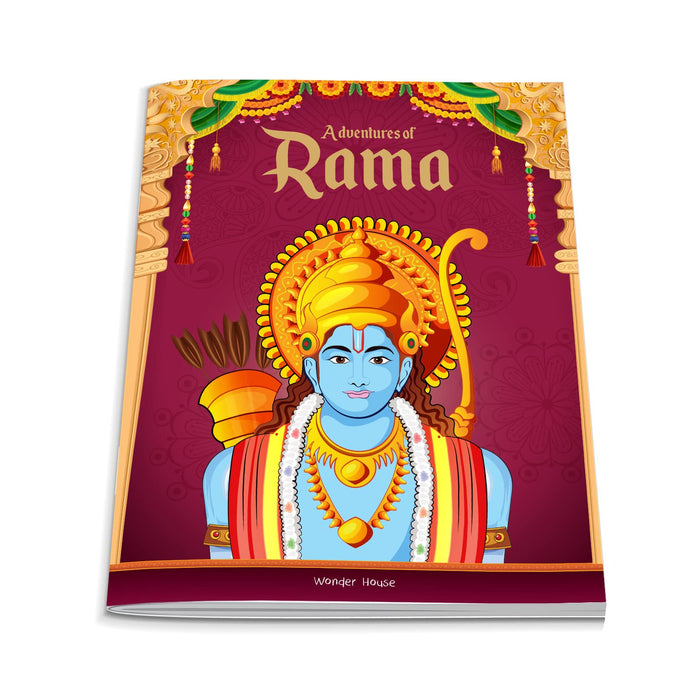Tales from Adventures of Rama For Children: Indian Mythology (Indian Mythology for Children) by Wonder House Books - Paperback cover