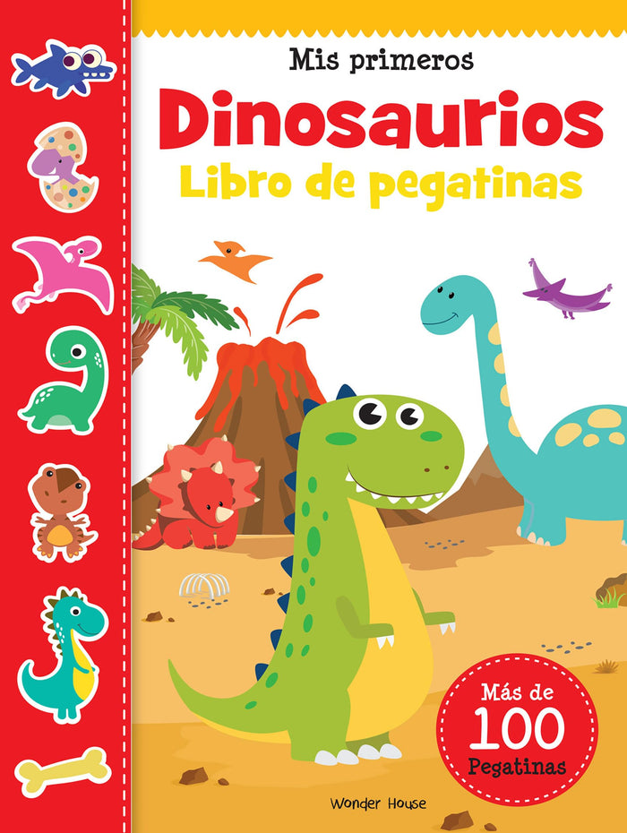 My First Dinosaurs Sticker Book - Spanish (Spanish Edition) by Wonder House Books - Paperback cover