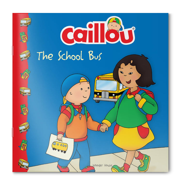 Caillou-The School Bus by Marion Jhonson - Paperback cover