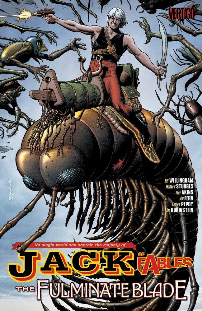 Jack of Fables Vol. 8: The Fulminate Blade by Bill Willingham - Paperback cover