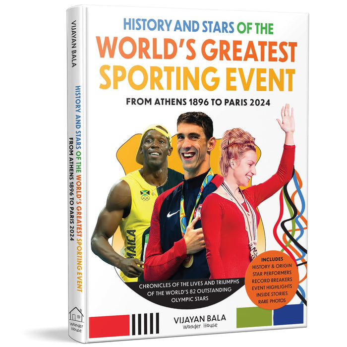 Modern Summer Olympics: Its Stars and Their Great Moments by Vijayan Bala - Hardcover cover