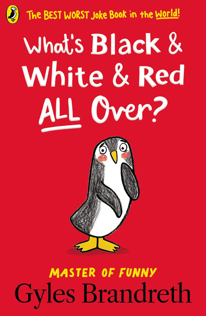What's Black & White & Red All Over? by Gyles Brandreth - Paperback cover
