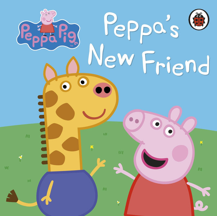 Peppa Pig Peppas New Friend - Board Book cover
