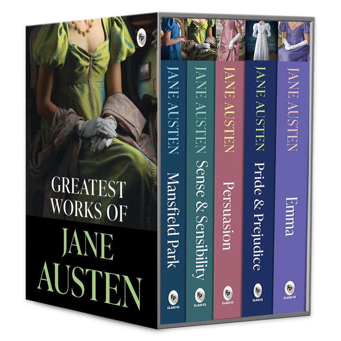 Greatest Works of Jane Austen (Set of 5 Books) by Jane Austen - Hardcover cover