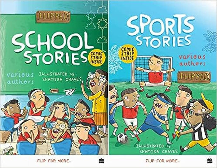 Flipped: School Stories / Sports Stories - Paperback cover