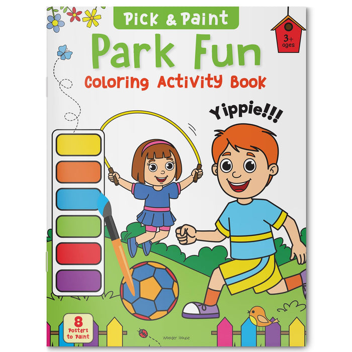 Pick and Paint Coloring Activity Book For Kids: Park fun by Wonder House Books - Paperback cover