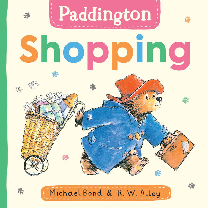 Paddington: Shopping by Michael Bond - Board Book cover