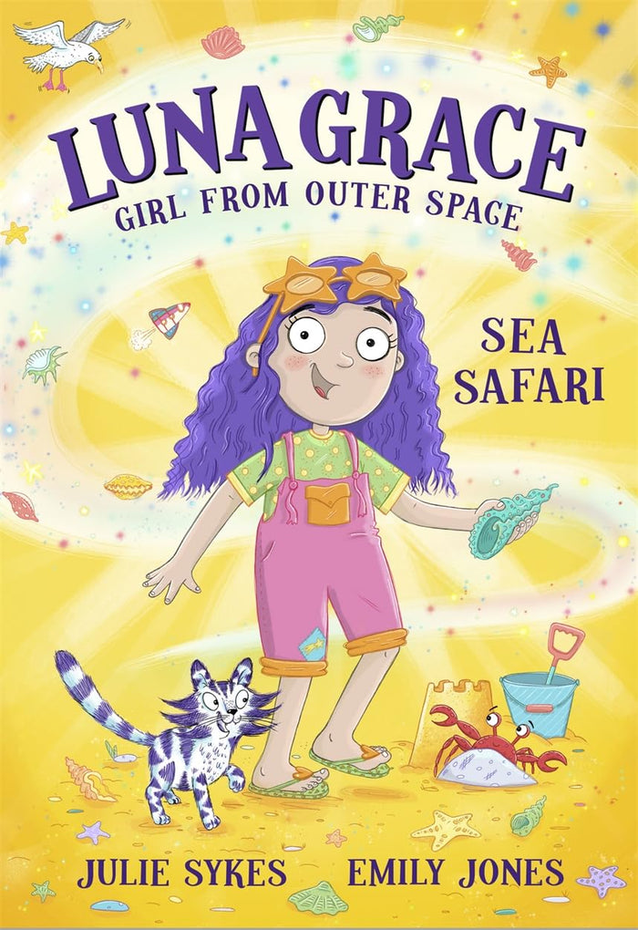 Luna Grace: Girl from Outer Space - Sea Safari by Julie Sykes - Paperback cover