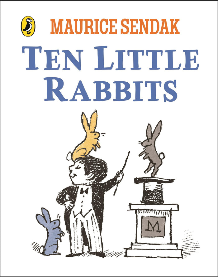 Puffin Ten Little Rabbits. by Maurice Sendak - Board Book cover