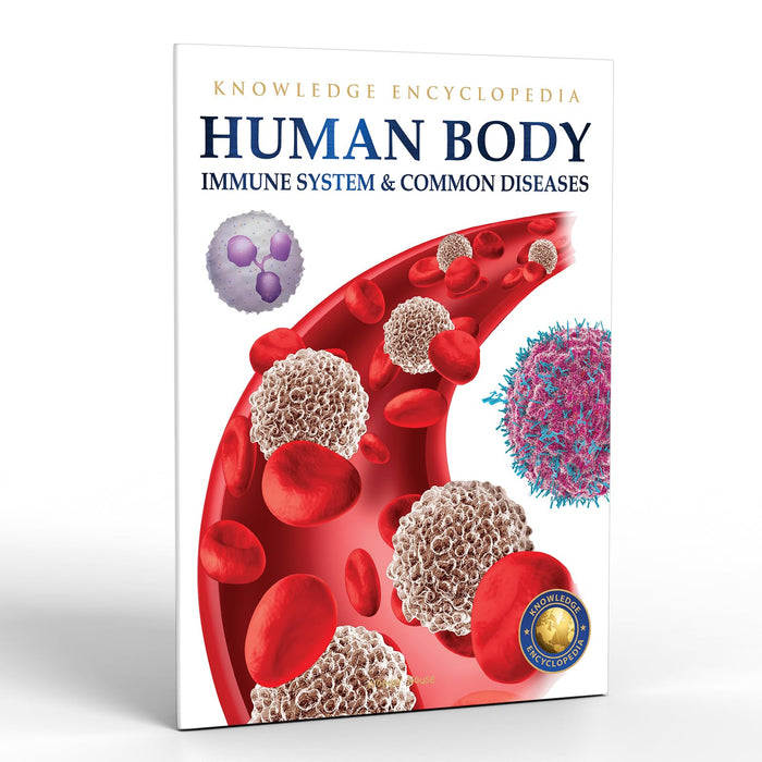 Human Body - Immune System And Common Diseases: Knowledge Encyclopedia For Children by Wonder House Books - Paperback cover