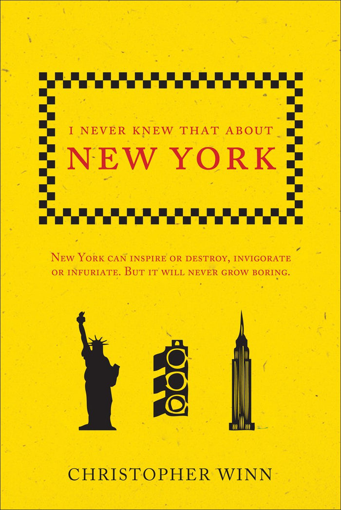 I Never Knew That About New York by Christopher Winn - Paperback cover