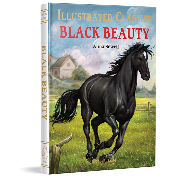 Illustrated Classics - Black Beauty: Abridged Novels With Review Questions by Wonder House Books - Hardcover cover