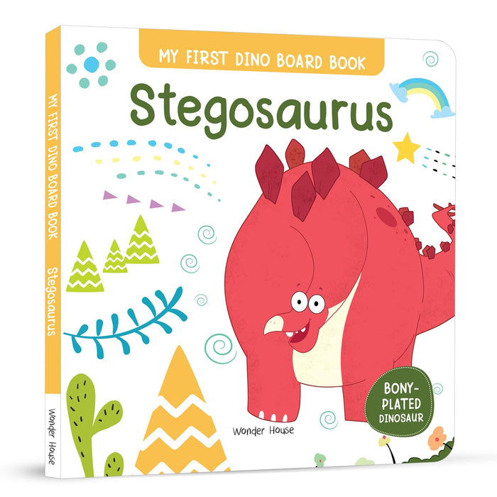 My First Dino Board Book: Stegosaurus (My First Books) by Wonder House Books - Board Book cover