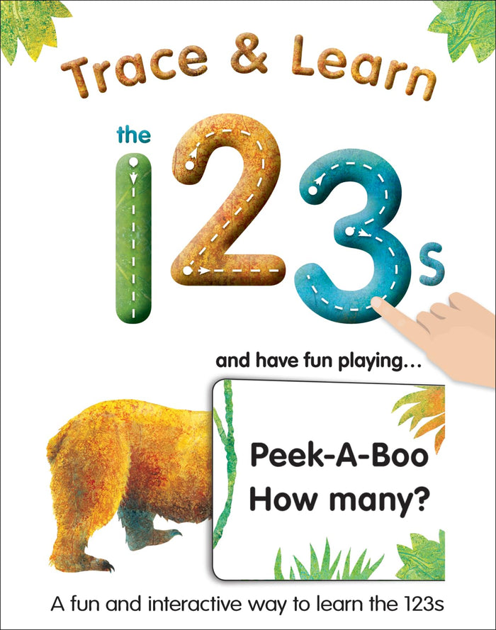 Trace & Learn the 123s by Alex A. Lluch - Board Book cover