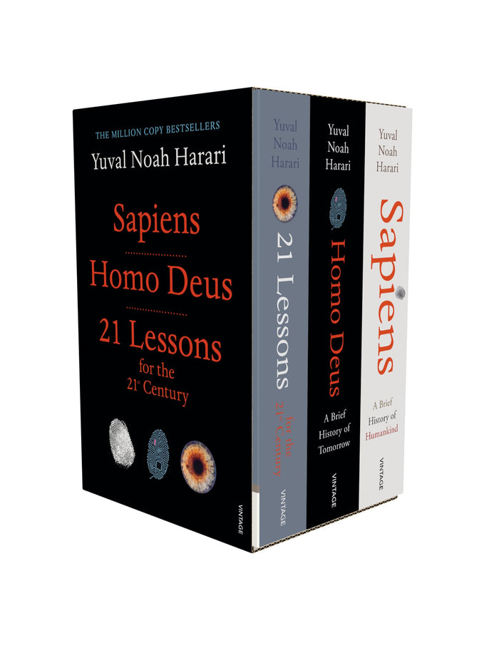 Yuval Noah Harari Box Set (Sapiens, Homo Deus, 21 Lessons for 21st Century) (Lead Title) by Yuval Noah Harari - Paperback cover