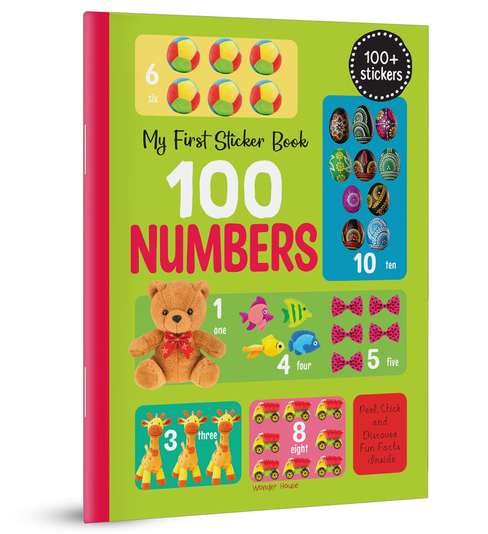 My First 100 Numbers Stickers by Wonder House Books - Paperback cover