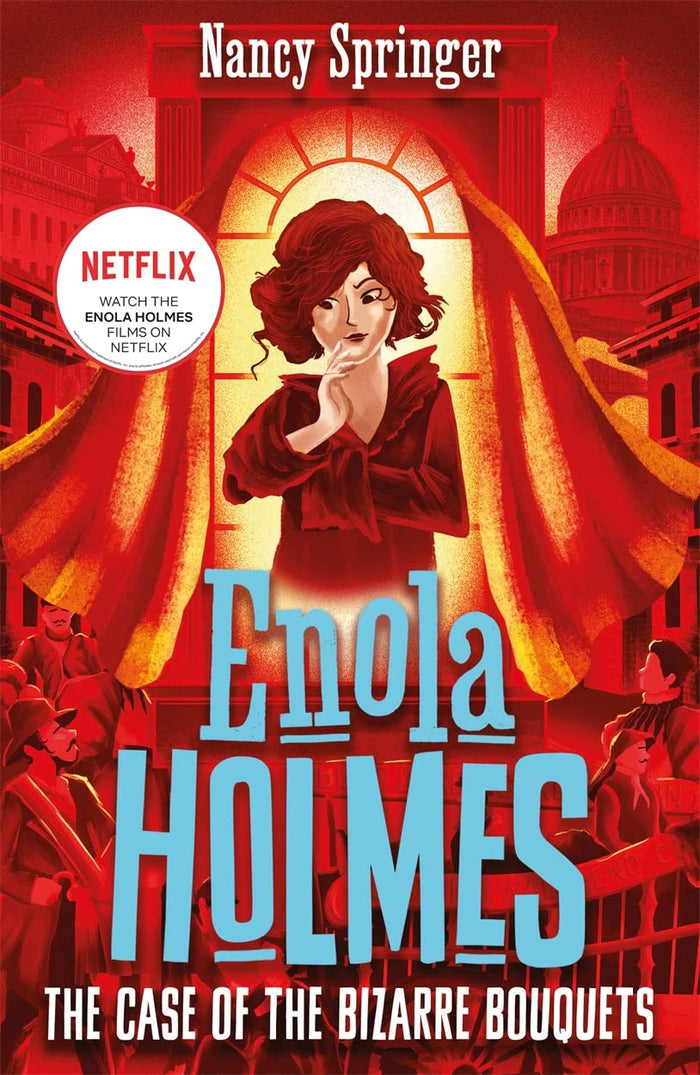 Enola Holmes 3: The Case of the Bizarre Bouquets by Nancy Springer - Paperback cover