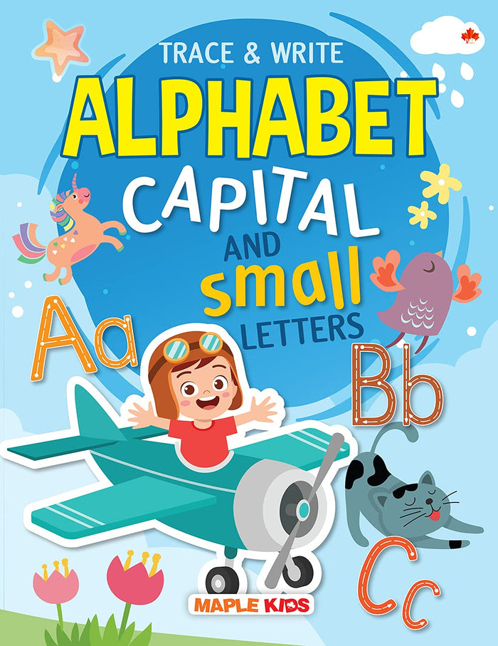 Alphabets-Trace Write Capital Small Letters by Maple Press - Paperback cover
