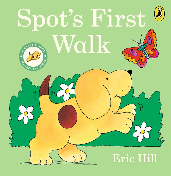 Puffin Spots First Walk. by Eric Hill - Board Book cover