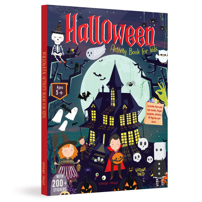 Halloween Activity Book For Kids by Wonder House Books - Paperback cover