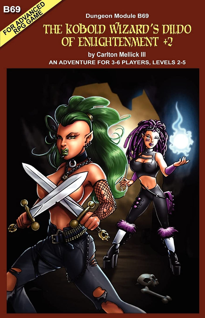 The Kobold Wizard's Dildo of Enlightenment +2: (an Adventure for 3-6 Players, Levels 2-5) by Carlton Mellick III - Paperback cover