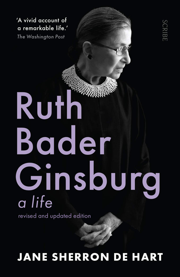 Ruth Bader Ginsburg: a life by Jane Sherron De Hart - Paperback cover