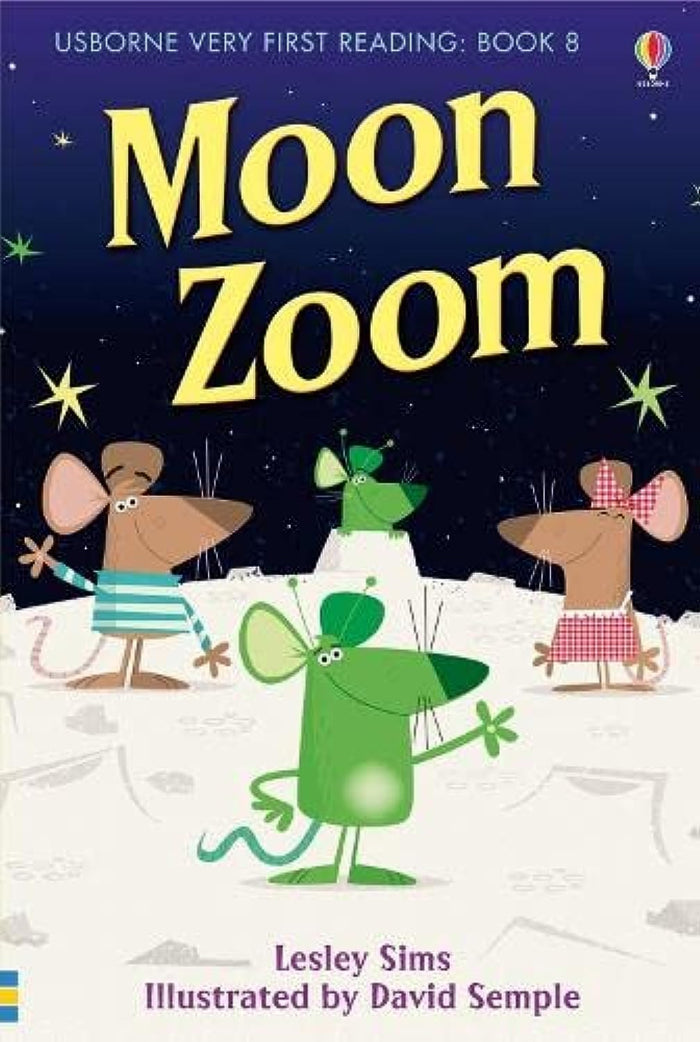 Usborne Very First Reading: Book 8 - Moon Zoom by ?Lesley Sims - Paperback cover
