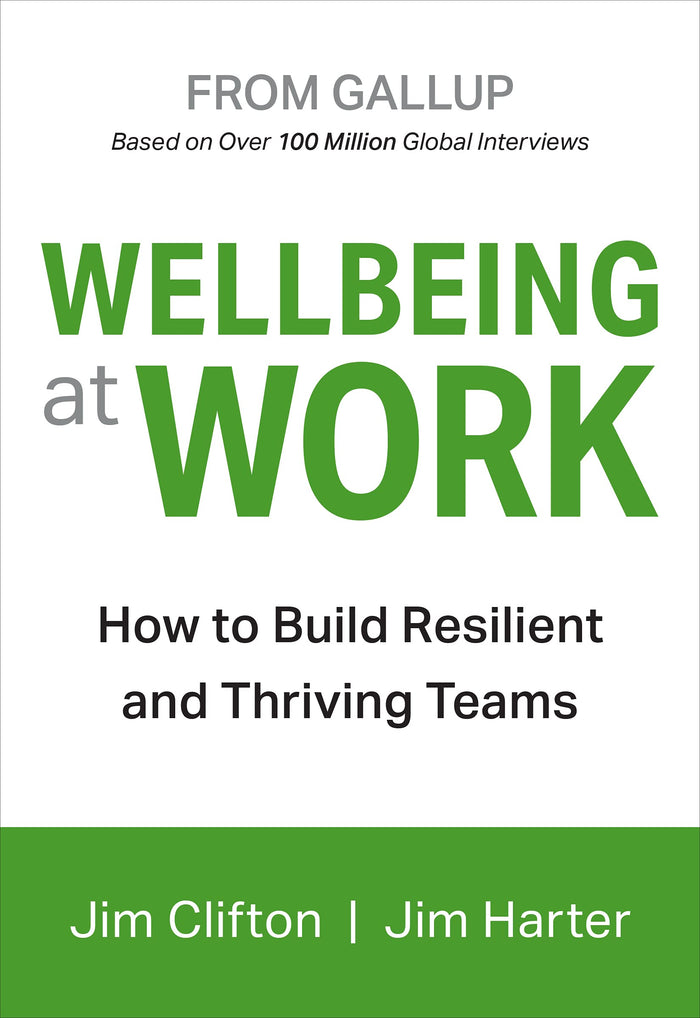 Wellbeing at Work by Jim Clifton - Hardcover cover
