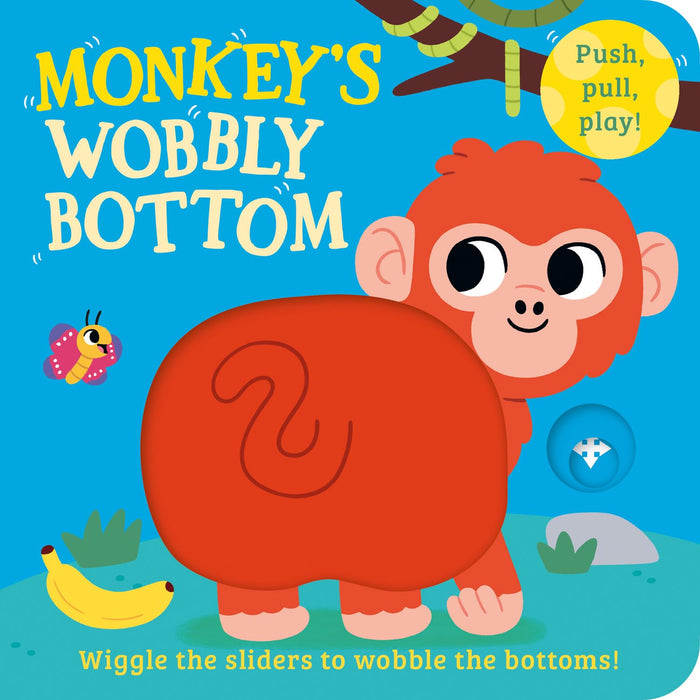 Farshore Monkeys Wobbly Bottom. by Kit Frost - Board Book cover