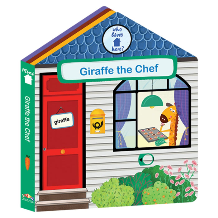 Giraffe the Chef (Who Lives Here?) by S&S Alliance - Board Book cover