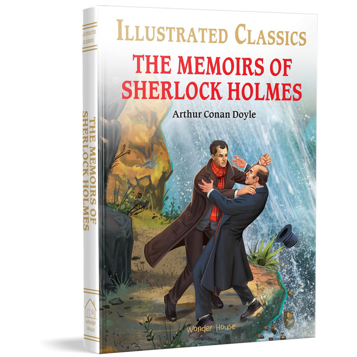 The Memoirs of Sherlock Holmes: illustrated Abridged Children Classics English Novel with Review Questions by Sir Arthur Conan Doyle - Hardcover cover