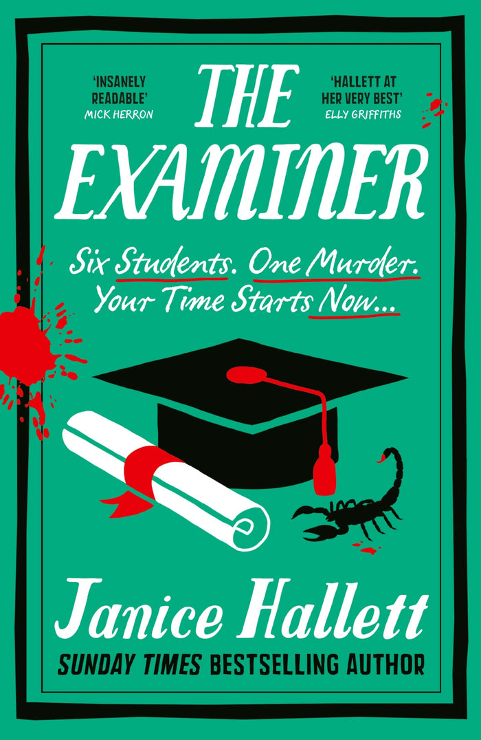 The Examiner by Janice Hallett - Paperback cover