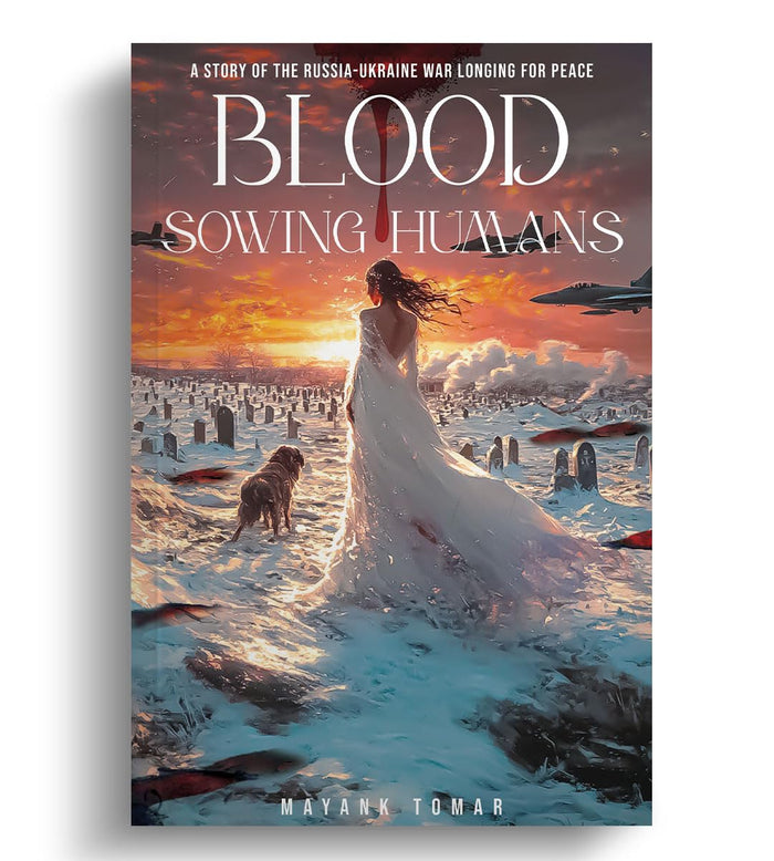 Blood Sowing Humans by Mayank Tomar - Paperback cover