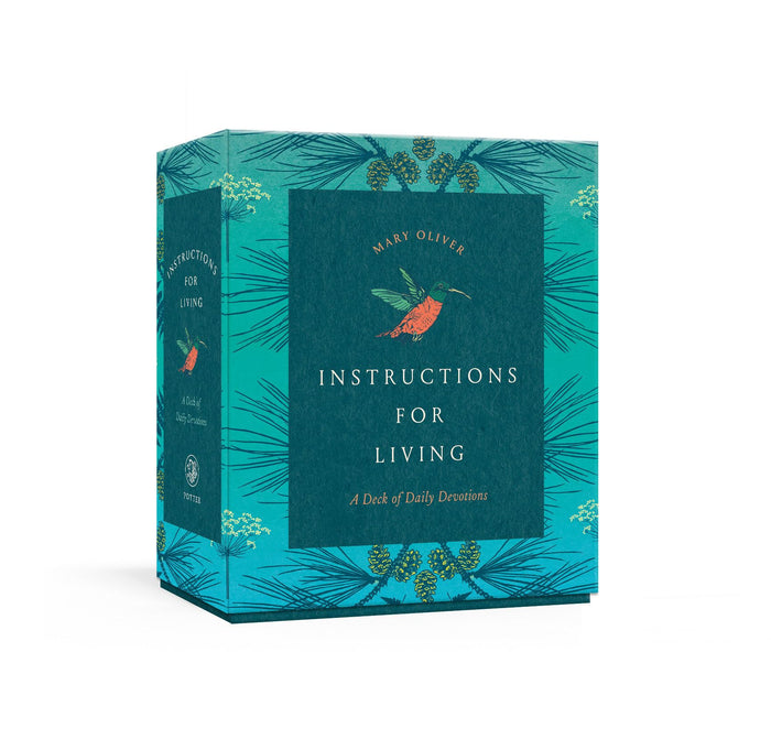 Instructions for Living: A Deck of Daily Devotions by Mary Oliver - Cards cover