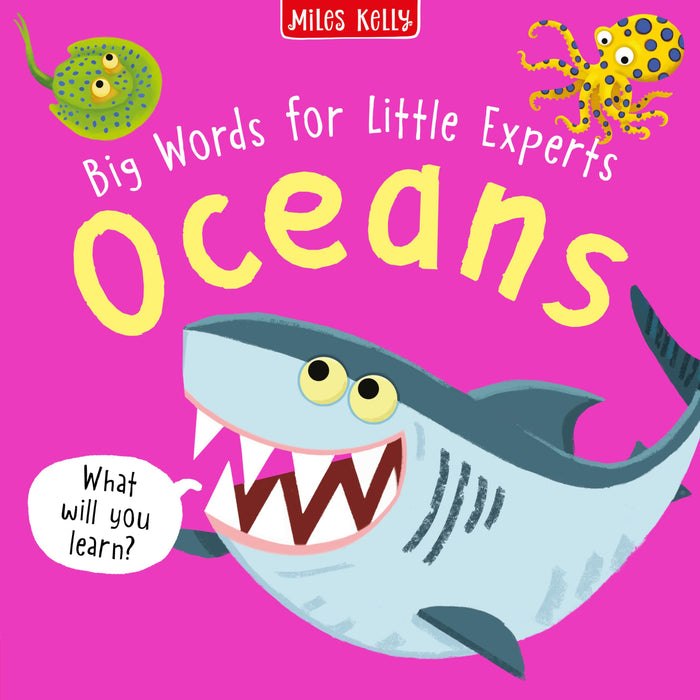 Big Words for Little Expert Oceans by Fran Bromage and Miles Kelly - Paperback cover