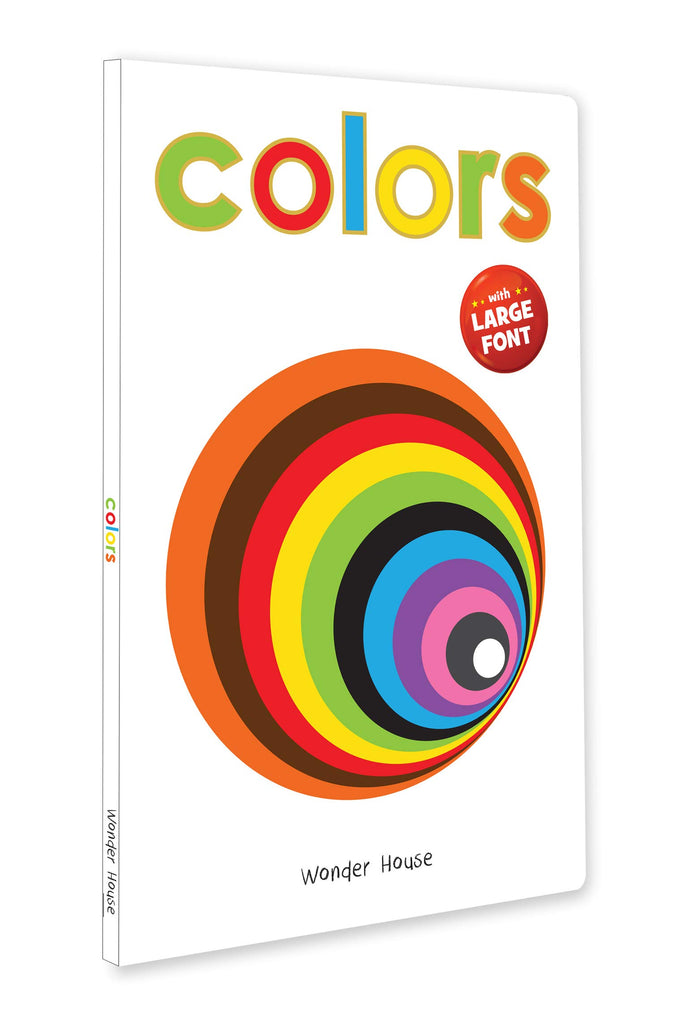 Colors - Early Learning Board Book With Large Font : Big Board Books Series by Wonder House Books - Board Book cover