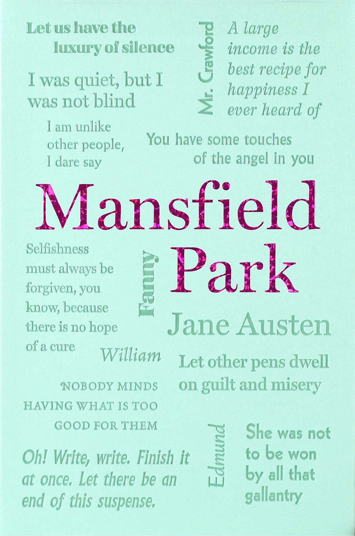 Mansfield Park (Word Cloud Classics) by Jane Austen - Paperback cover