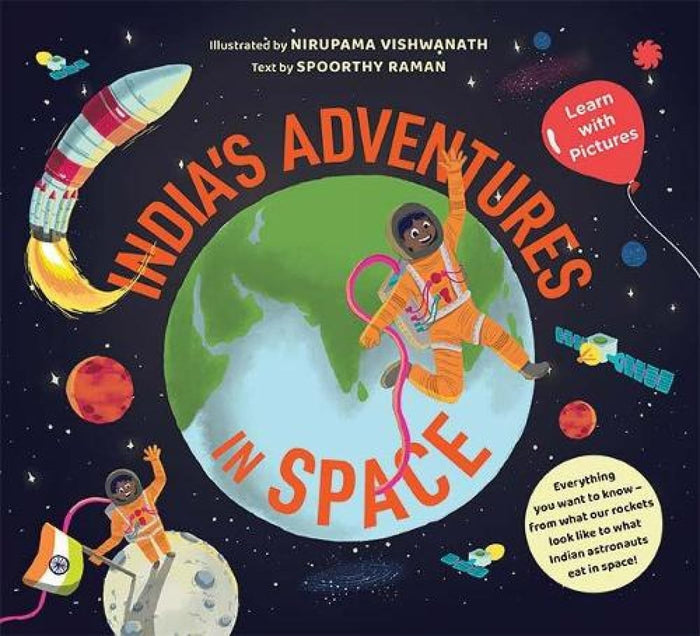 India's Adventures in Space: Learn with Pictures by Learn with Pictures - Board Book cover