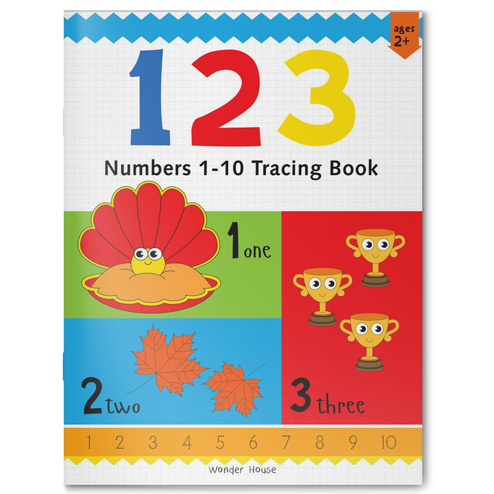 Preschool Activity Book: 123 - Numbers 1-10 Tracing Book For Kids by Wonder House Books - Paperback cover