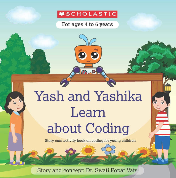 Yash and Yashika Learn about Coding (4-6) by Swati Popat Vats - Paperback cover