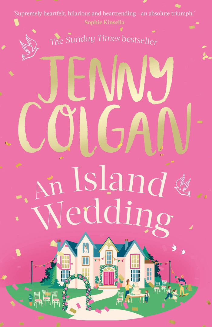 An island wedding by Jenny Colgan - Paperback cover