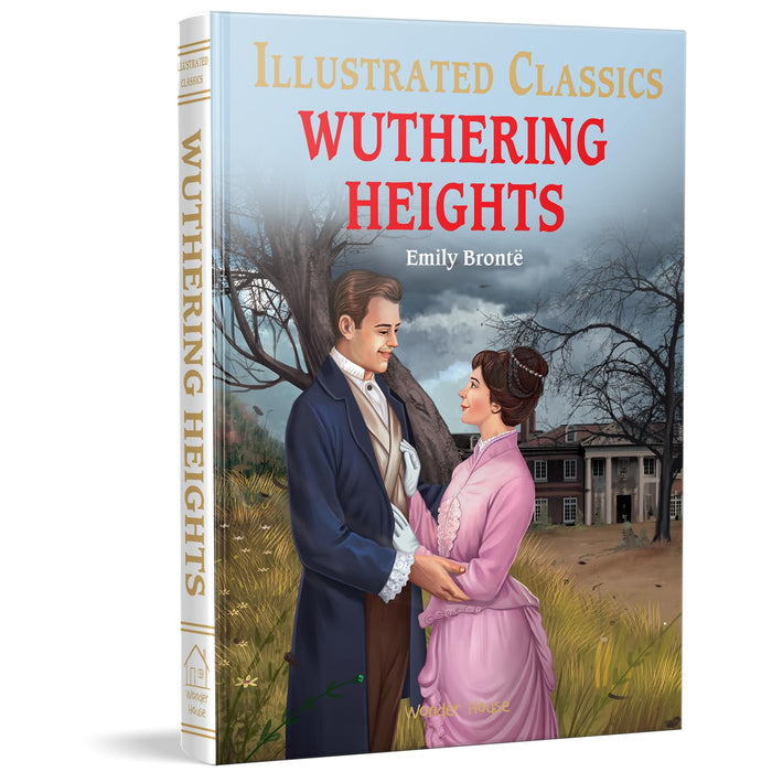 Wuthering Height: illustrated Abridged Children Classics English Novel with Review Questions by Emily Bront - Hardcover cover