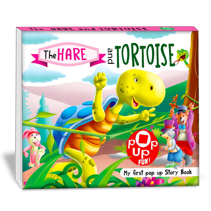 Hare And The Tortoise - My First Pop up Story Book by Brijbasi Art Press Ltd. - Paperback cover