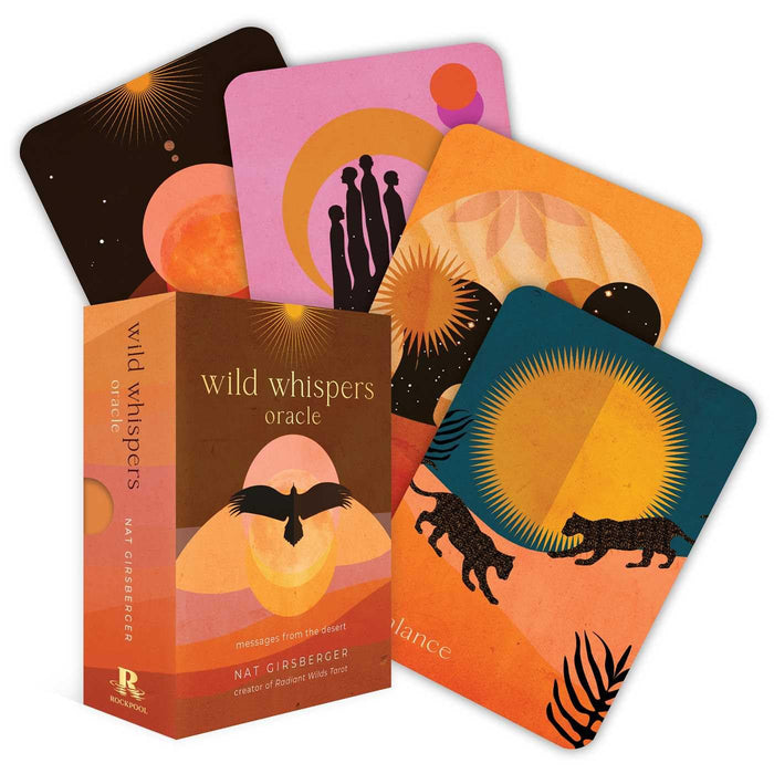Wild Whispers Oracle: Messages from the desert (Rockpool Oracle) by Nat Girsberger - Cards cover
