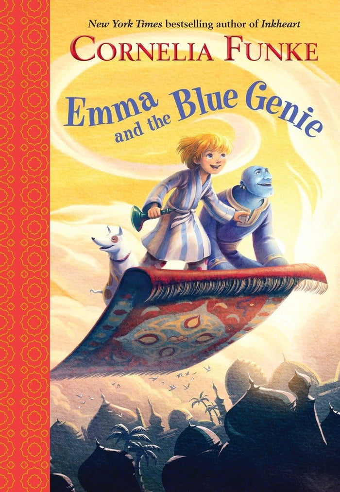 Emma and the Blue Genie by Cornelia Funke - Hardcover cover